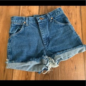 Wrangler Size 00 Jean Shorts
